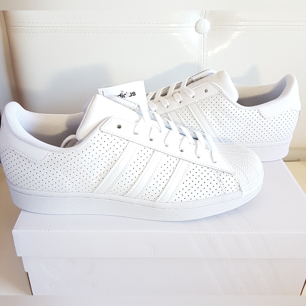 ADIDAS SUPERSTAR SPECIAL EDITION WHITE MEN'S US SIZE 12 BRAND NEW IN BOX